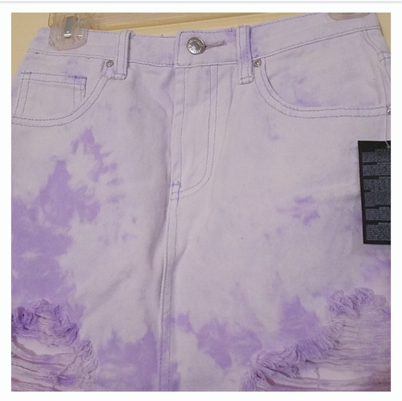 2/$25 NWT Forever 21 Los Angeles Denim Mini Skirt Size24 - Picture 3 of 8